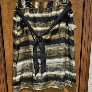 Apostrophe Skirt A-Line Knee Length Lightweight Size 12 Misses